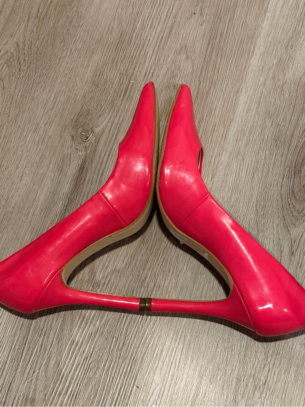 Guess Hot Pink Pointed Toe Stiletto Pumps - Picture 3 of 4